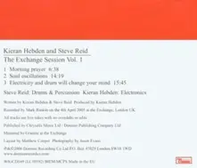 Kieran Hebden – EXCHANGE SESSIONS 1 (CD)