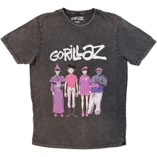 Tričko Unisex Stone Wash T-Shirt: Cracker Island Standing (Charcoal Grey)