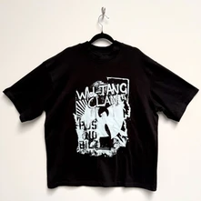 Tričko Unisex Oversized Boxy T-Shirt: Graffiti (Black)