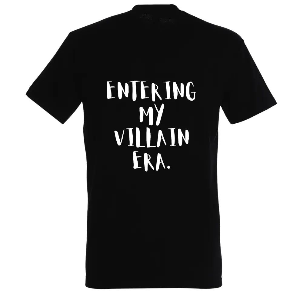 ENTERING MY VILLAIN ERA