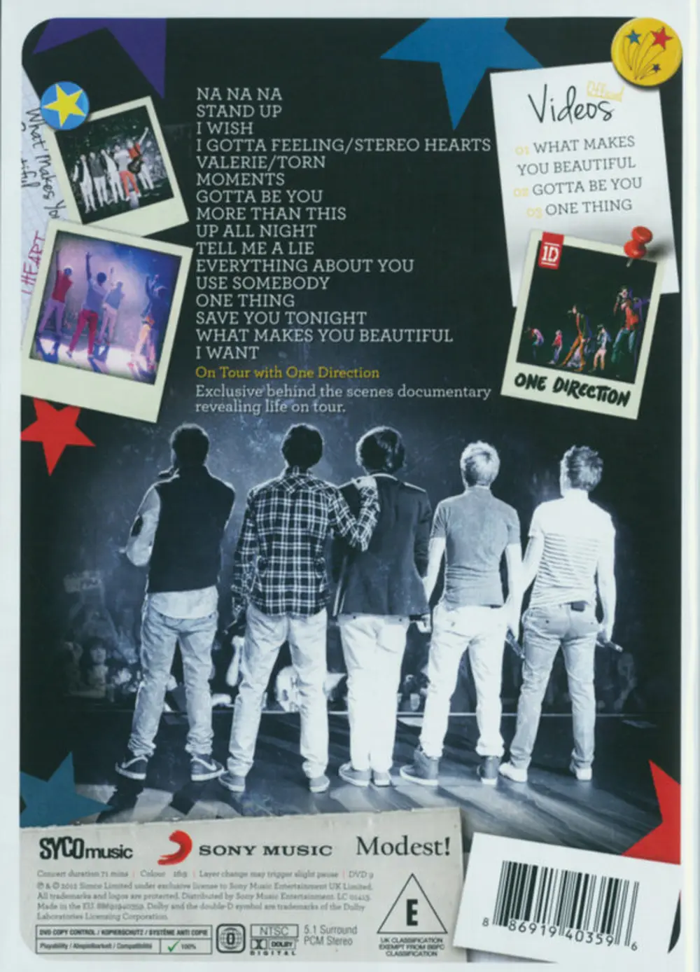 One Direction – UP ALL NIGHT: THE LIVE TOUR (DVD)