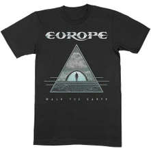 Europe, Tričko Walk The Earth, Unisex, Čierna