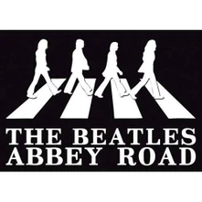 Pohľadnica Postcard: Abbey Road Crossing Silhouette (Black & White)