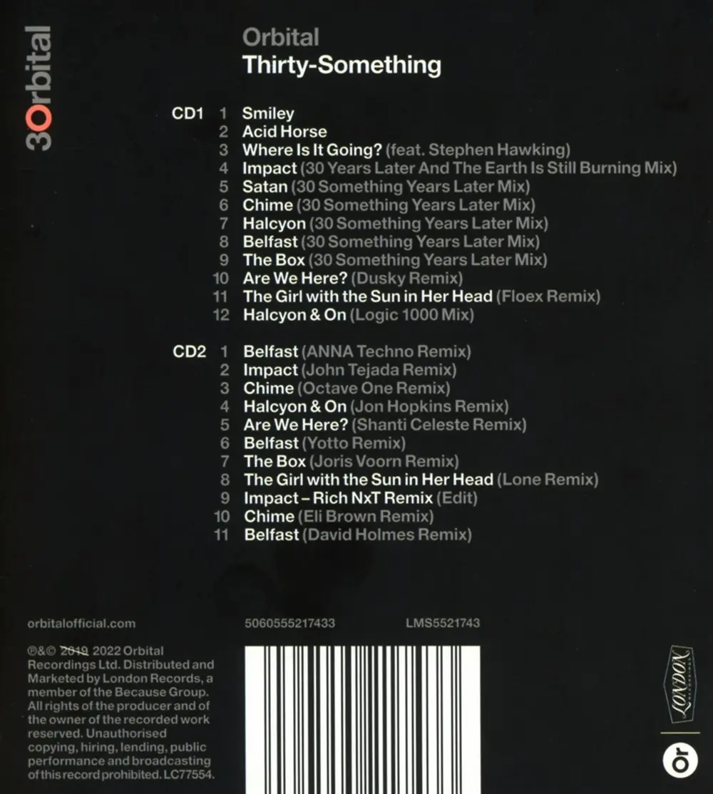 Orbital - 30 Something