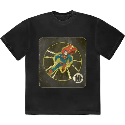 Tričko Superman 10c (Čierna), Unisex, Čierna