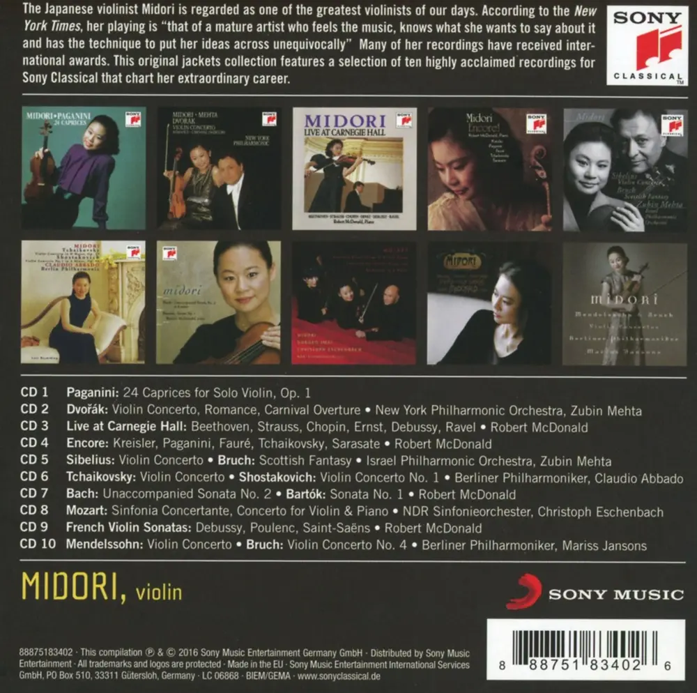 Midori Gotō – The Art Of Midori (Box Set) (CD)