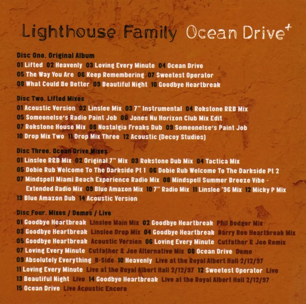 Lighthouse Family – OCEAN DRIVE (CD)