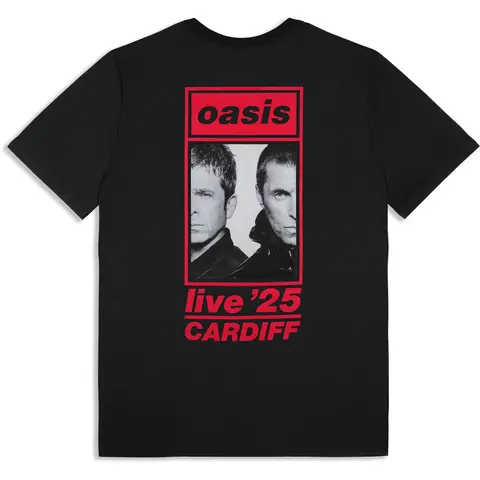 Unisex T-Shirt: Cardiff 4th July Event (Black) (Back Print & Ex-Tour)