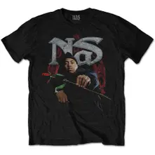 Nas – Red Rose (Čierna) (Tričko)