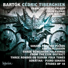 Cédric Tiberghien, CD BARTOK: SONATA FOR 2 PIANOS AND PERCUSSION & OTHER