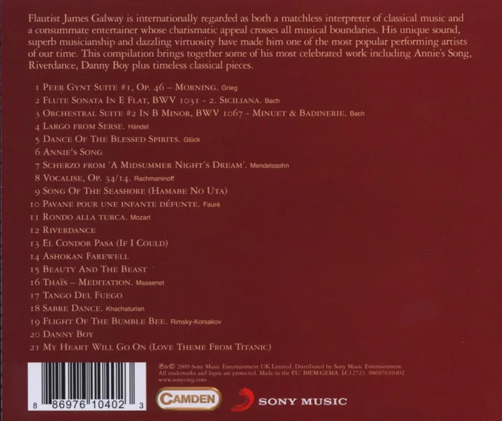 The Best of James Galway (CD)