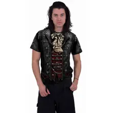 Unisex T-Shirt: Goth Wrap (Black) (All Over Print) thumbnail