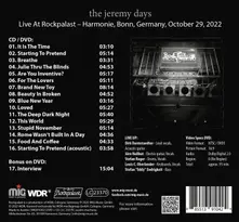 The Jeremy Days – LIVE AT ROCKPALAST 2022 (CD)