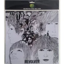 The Beatles – Revolver Album Cover (Smaltovaná tabuľka)