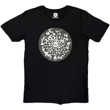 The Beatles, Tričko Revolver Faces, Unisex, Čierna