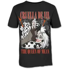 101 Dalmatians – Cruella Homage (Černá) (Tričko)