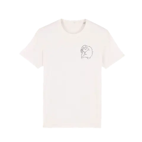 DENNYIAH – Tričko Kresba, Muž, Off White