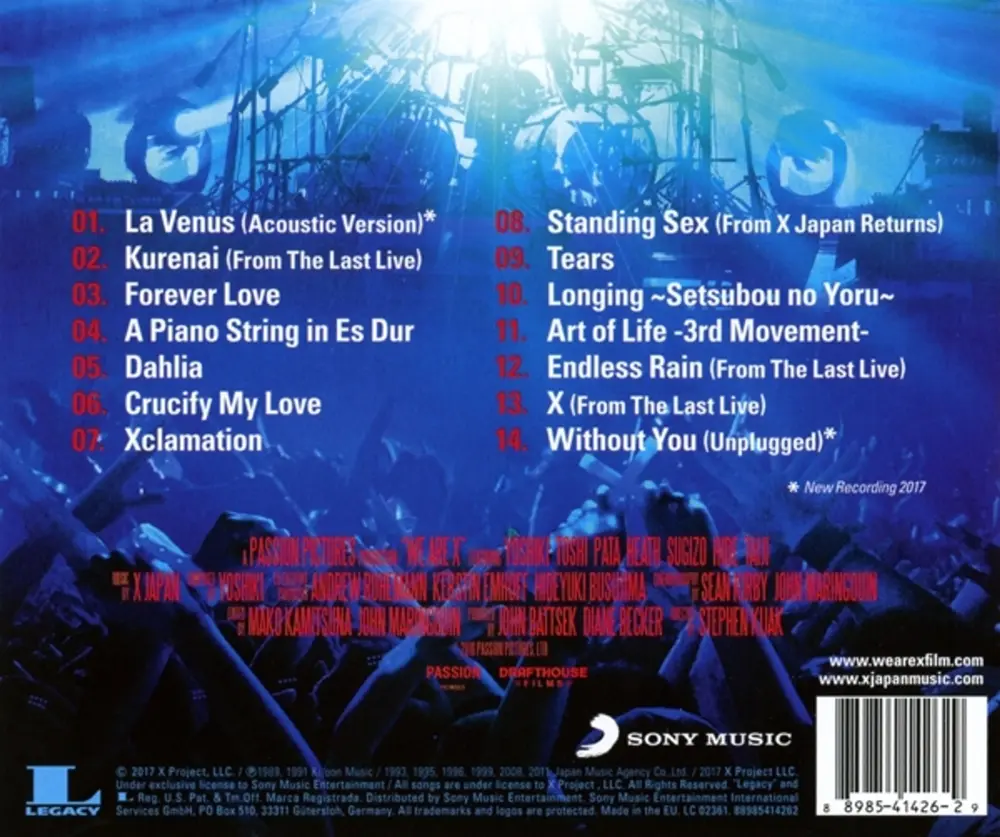X Japan - We Are X Soundtrack (CD)