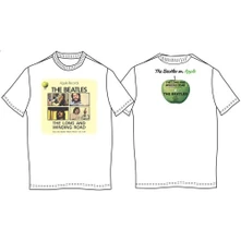 The Beatles, Tričko Long & Winding Road, Unisex, Biela