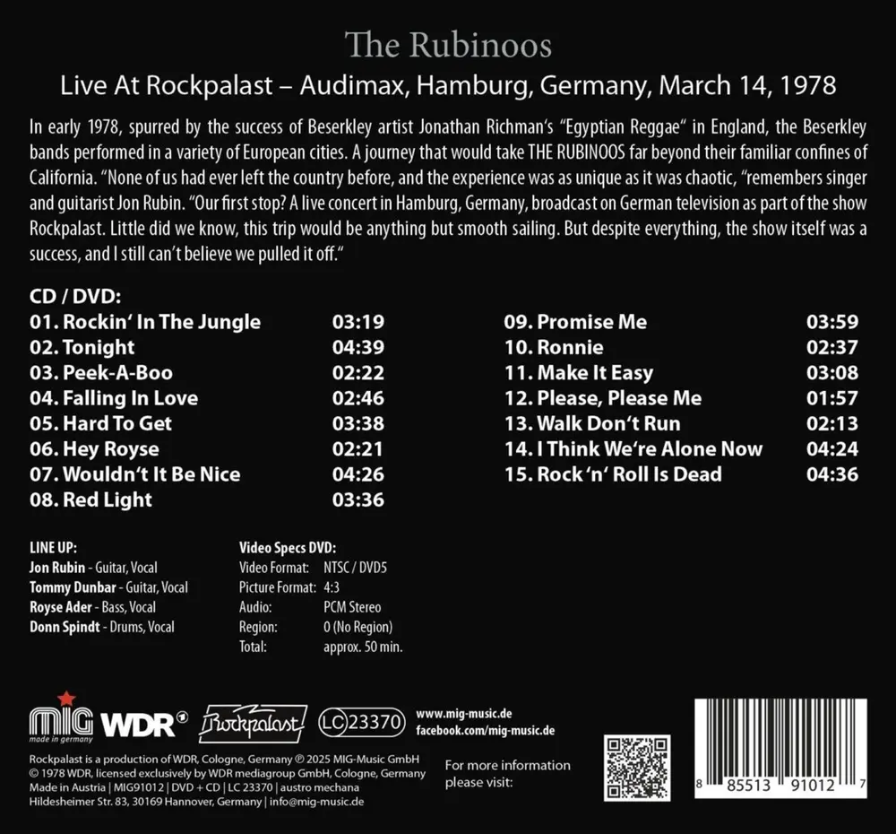 LIVE AT ROCKPALAST 1978