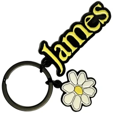 Kľúčenka Keychain: Yellow Logo White Daisy Charm (Yellow)