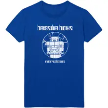 Beastie Boys, Tričko Intergalactic, Unisex, Modrá