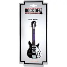 Fridge Magnet: Mathew Street B&W Guitar thumbnail