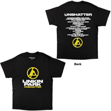 Tričko Unisex T-Shirt: Unshatter Tracklist (Black) (Back Print)