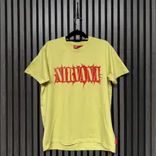 Unisex Unplugged T-Shirt: In Utero Angel (Green) (Back Print) thumbnail