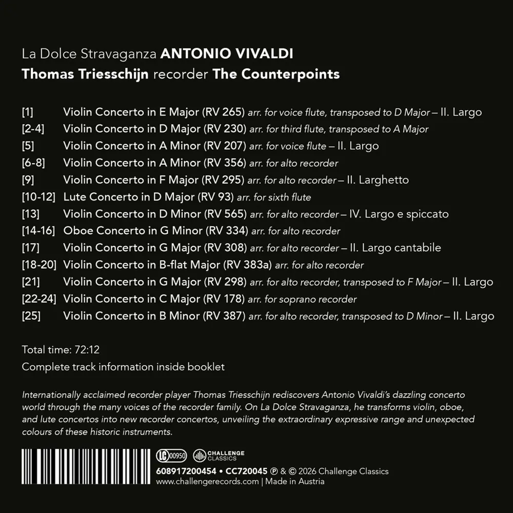ANTONIO VIVALDI: LA DOLCE STRAVAGANZA