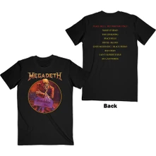 Megadeth, Tričko Peace Sells… Track list, Unisex, Čierna