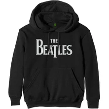 The Beatles, Mikina Drop T Logo, Unisex, Čierna