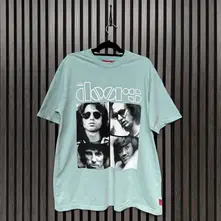 Unisex Unplugged T-Shirt: Squares Wash (Green) thumbnail