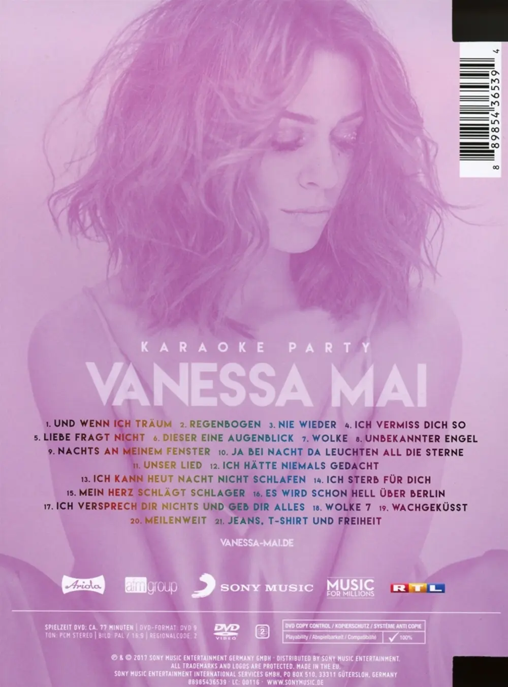 Vanessa Mai – Regenbogen (Karaoke Party) (DVD)
