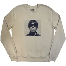 Unisex Sweatshirt: Liam Embroidered Portrait (Cream) (Ex-Tour) thumbnail