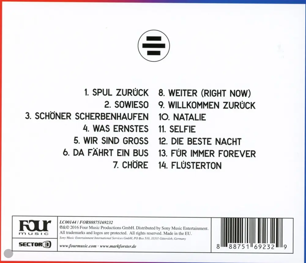 Mark Forster – Tape (CD)