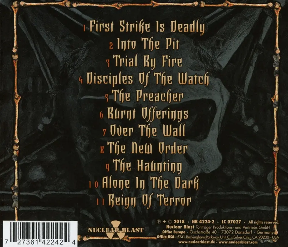 Testament – FIRST STRIKE STILL DEADLY (2018) (CD)