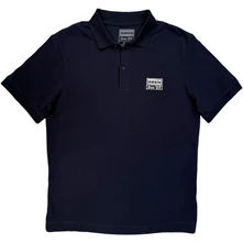 Polokošeľa Unisex Polo Shirt: Live '25 Lockup (Navy Blue) (Ex-Tour)