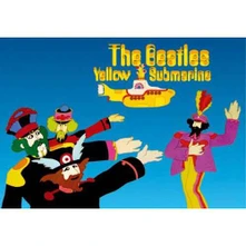 Pohľadnica Postcard: Yellow Submarine Band 1