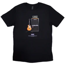 Oasis, Tričko Definitely Maybe Guitar, Unisex, Čierna