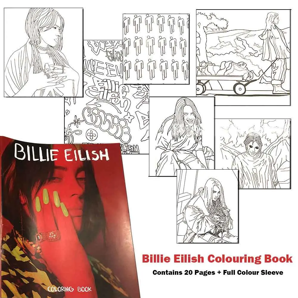 Billie Eilish – Billie (Omaľovánka)