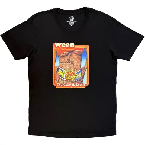 Unisex T-Shirt: Chocolate & Cheese (Black)