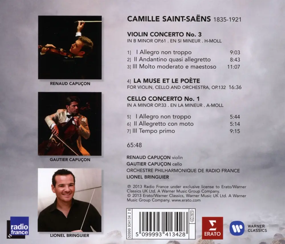 SAINT-SAENS: LA MUSE ET LE POETE