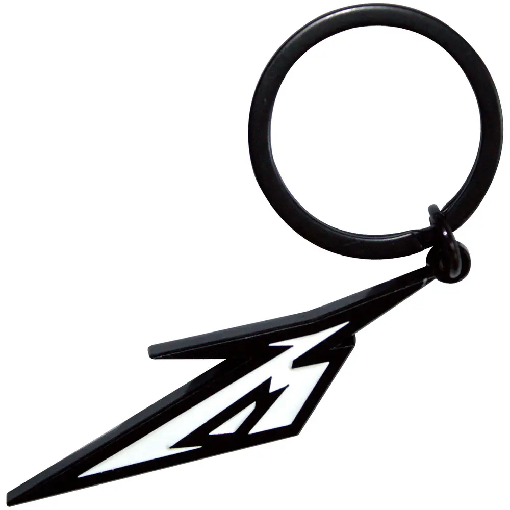 Metallica – Black & White M Logo (Kľúčenka)