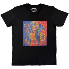 Carlos Santana, Tričko Shaman, Unisex, Čierna