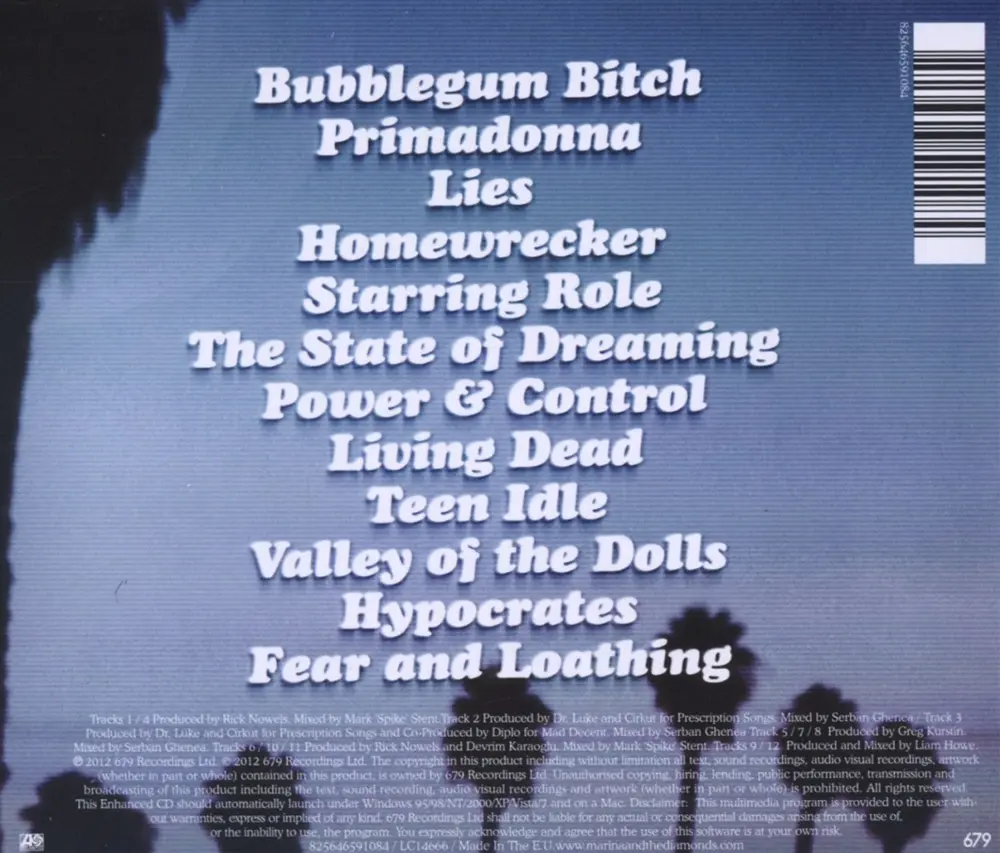 Marina and the Diamonds – MARINA & THE DIAMONDS - ELECTRA HEART (CD)