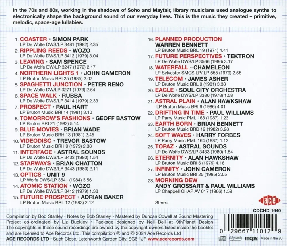 TOMORROW'S FASHIONS - LIBRARY ELECTRONICA 1972-1987