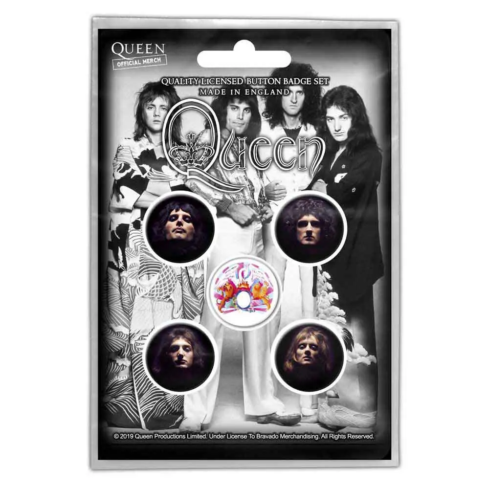 Queen – Faces (Button Badge Pack) (Odznak)