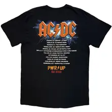 Unisex T-Shirt: Guitar EU Tour '25 (Black) (Back Print & Ex-Tour) thumbnail