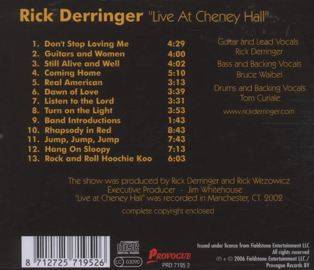 LIVE AT CHENEY HALL